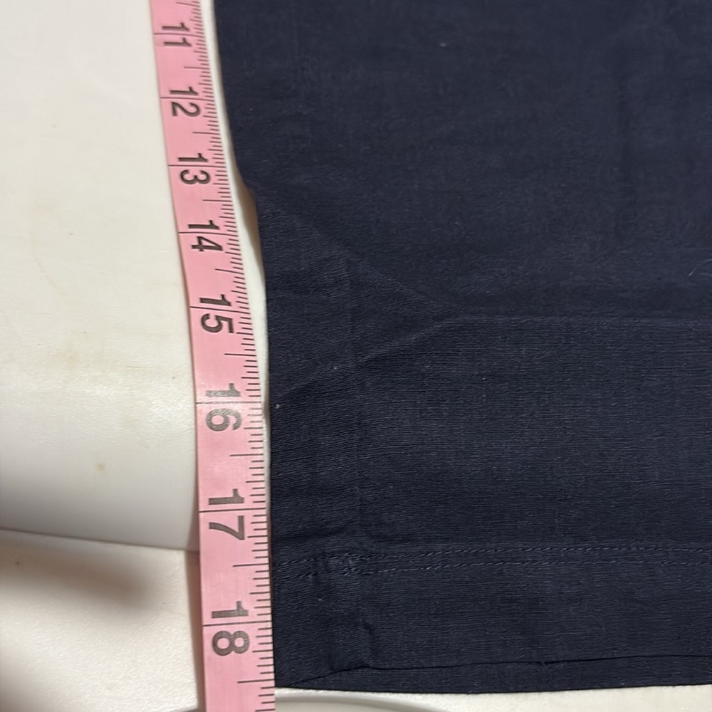 Banana Republic, Dark navy, Linen capri pants - Picture 7 of 7